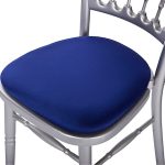 Stretchhoesje marine blauw Napoleon stoel