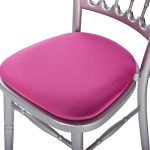 Stretchhoesje roze Napoleon stoel