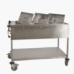 Au bain marie 3x1/1 230 Volt verrijdbaar