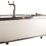 Bar wit  Dubbele kraan 133 liter p/u