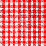 Tafellinnen rood/wit 160x130