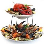 Fruits de mer etagère incl borden