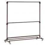 Garderoberek dubbel met 100 hangers