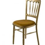 Stoel Napoleon goud met gouden zitting