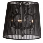 Hanglamp zwarte kap 230 Volt