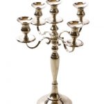 Kandelaar 60cm Zilver