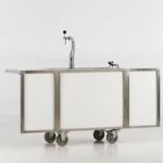 Bar uitklapbaar wit 120 Liter p/u