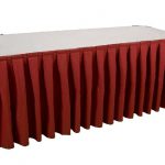 Omhang bord.rood 3.5 mtr