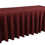 Hoes bord.rood 180x76cm