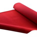 Rode loper per meter 1.33cm breed.