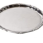 Rvs schaal baroc zonder handgrepen