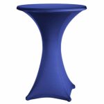 Hoes blauw marine stretch