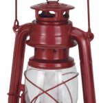 Lantaarn met led 25cm rood excl batterij