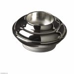 Waxinelichthouder verzilverd