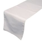Tafelloper Wit 240cm lang 45cm breed